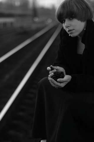 в образе Мирей Матье 1