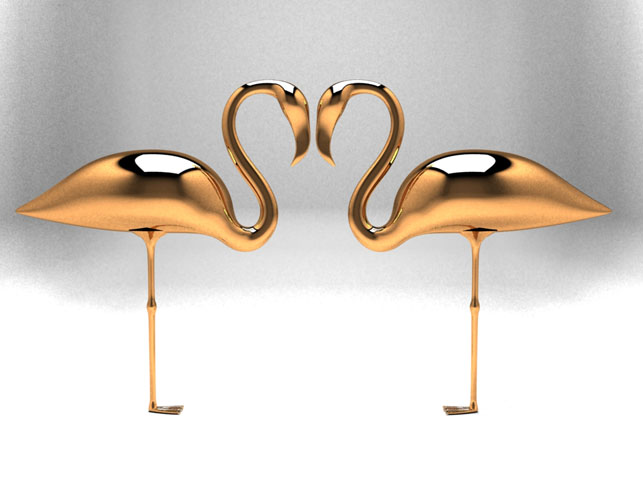 Модель ФЛАМИНГО для пригласительного билета