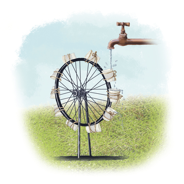 Колесико крутится, барбекю жарится!