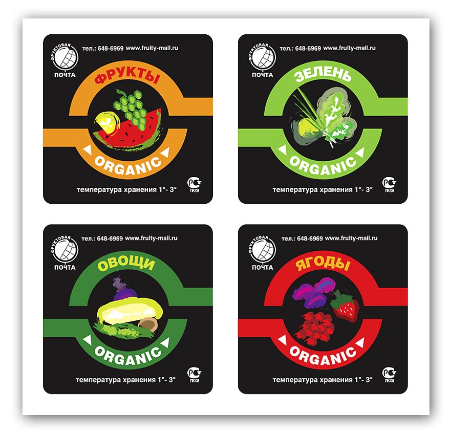 Стикеры Фруктовая почта