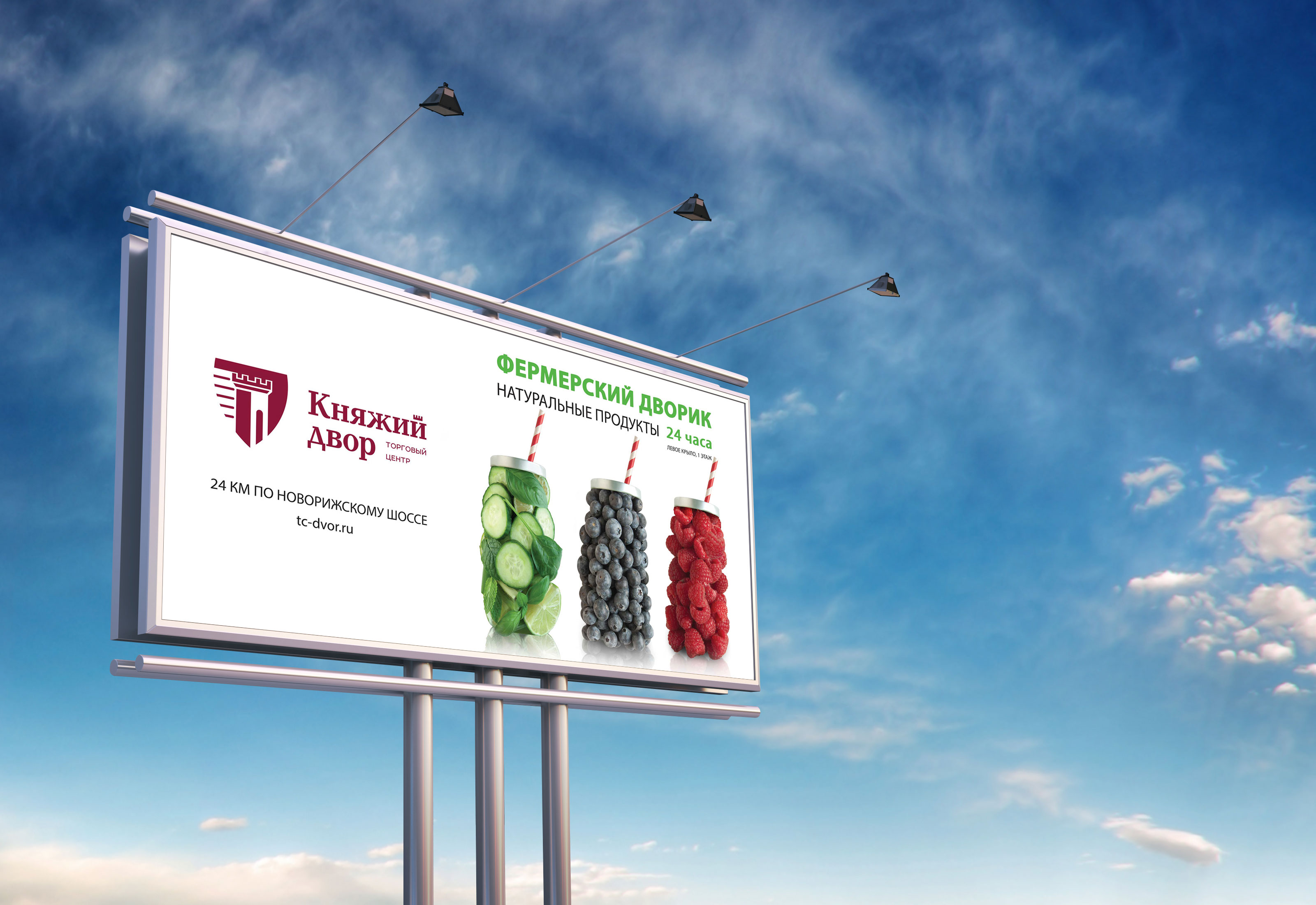 Наружная реклама для ТЦ "Княжий двор"