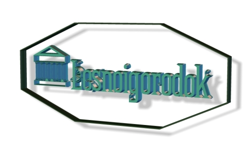 Логотип "лесной городок"  - строительная фирма