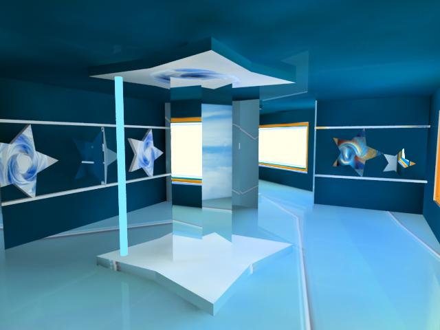 3D выставка "mirrorsky"