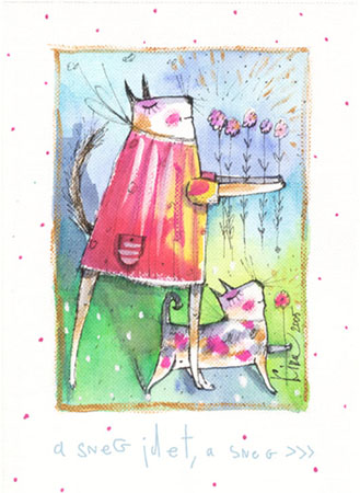 а снег идет...