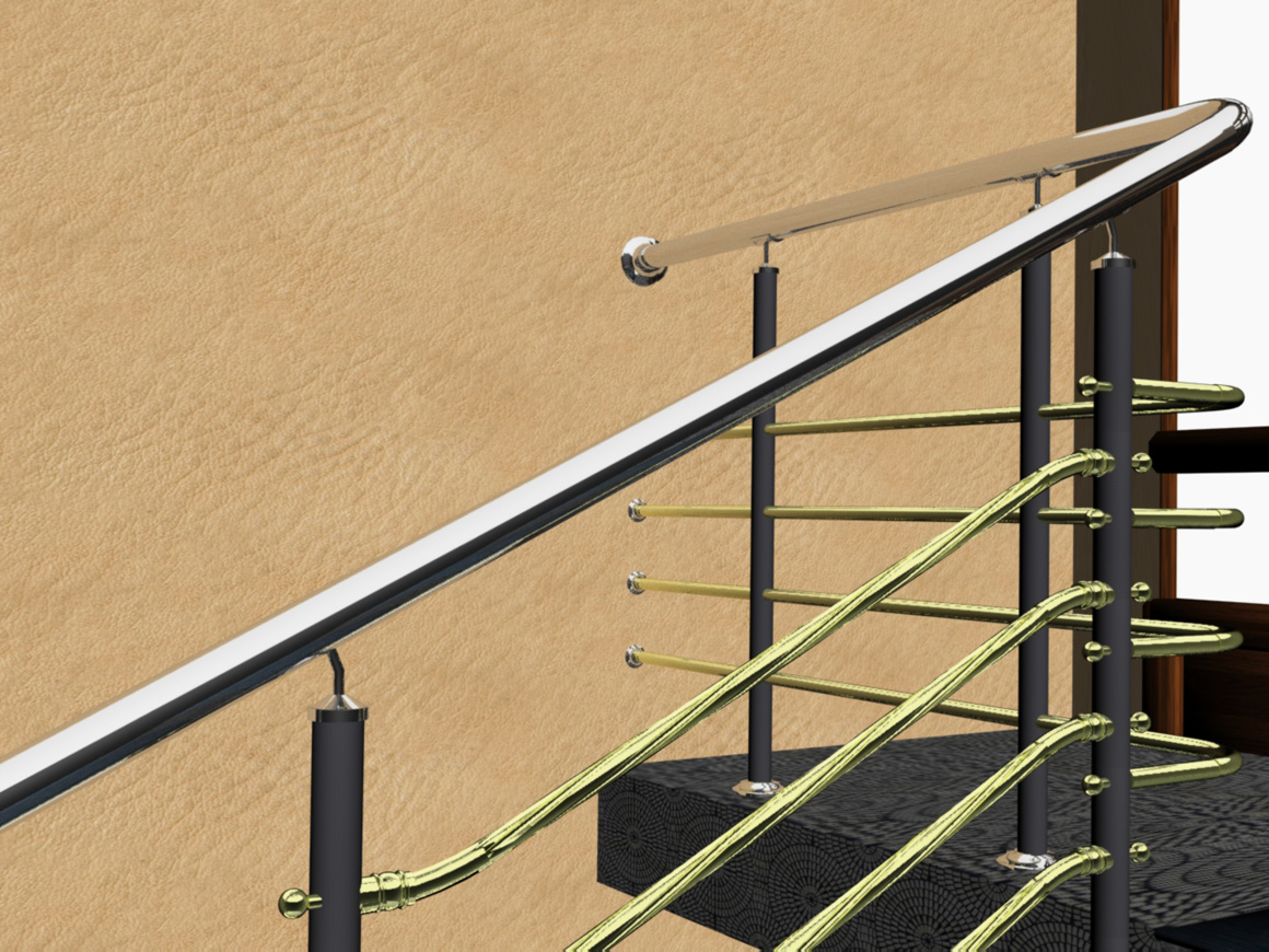 лестничное ограждение 02