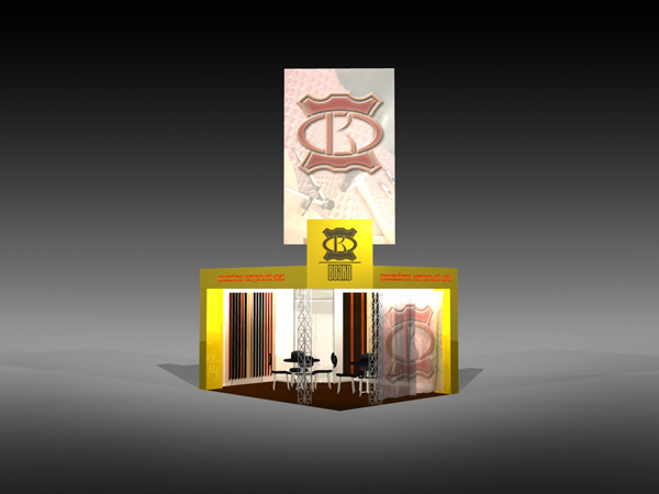 Выставочный стенд (ВОЗКО - производство натуральной кожи).