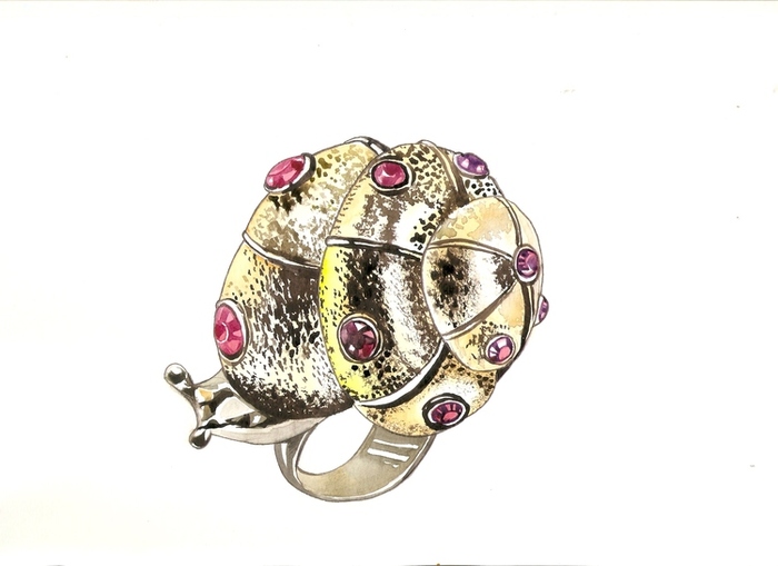 Кольцо "Улитка"