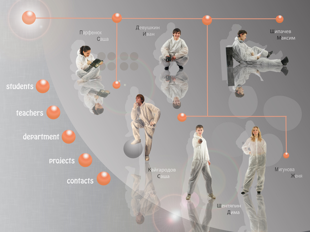 Web page for student group