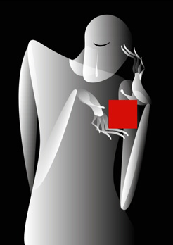 Рисунки для обложки книги "Красный квадрат"