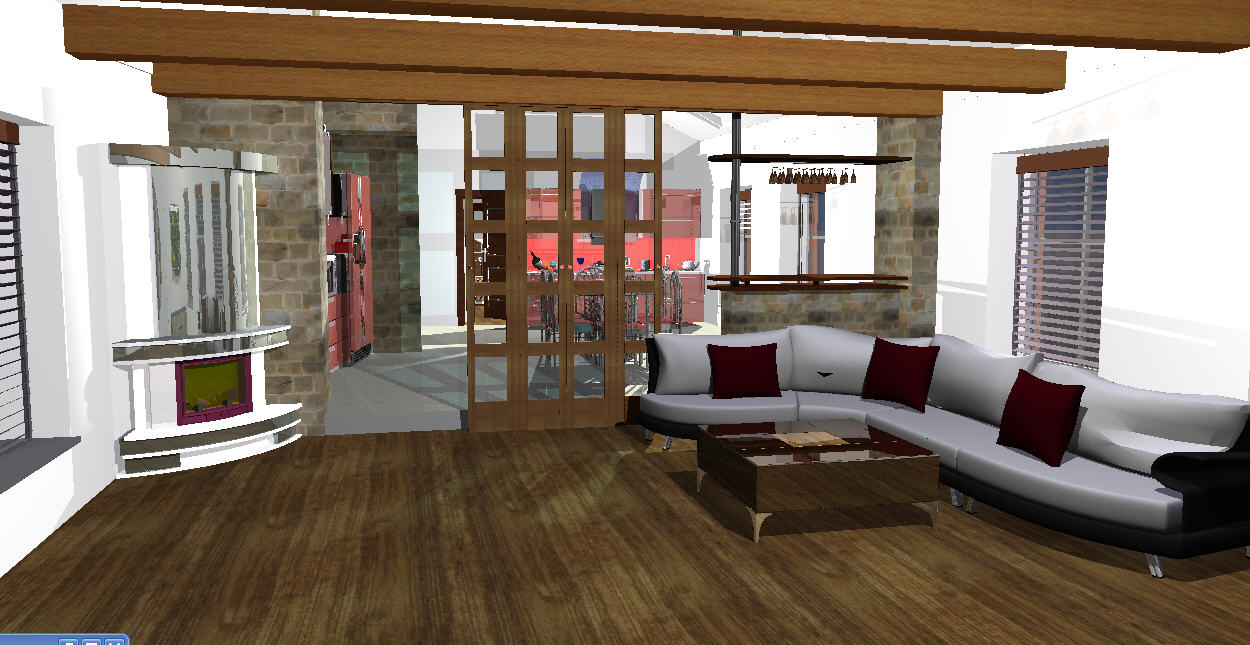 гостиная лофт кв.450м