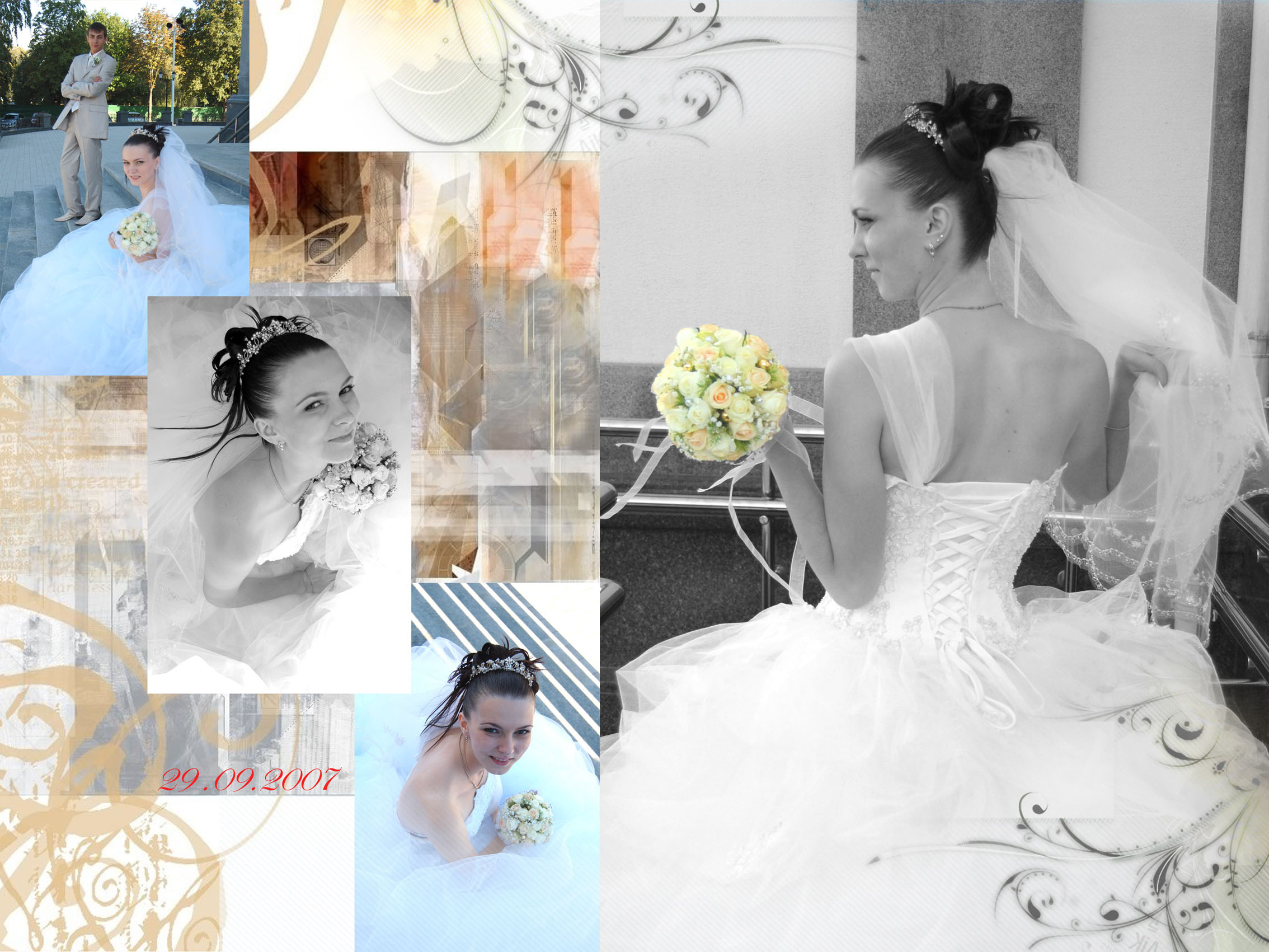 коллаж свадебный 3