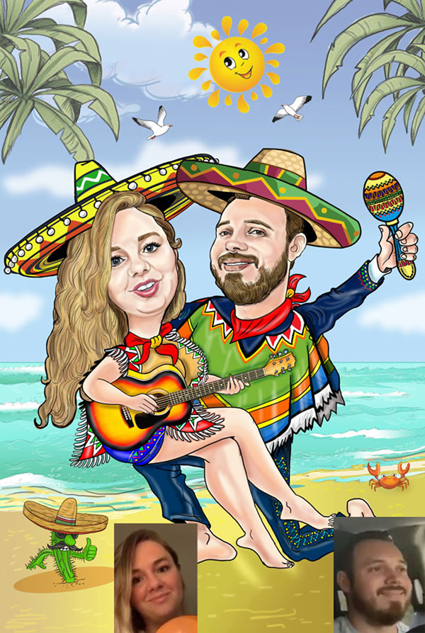 шарж по фото