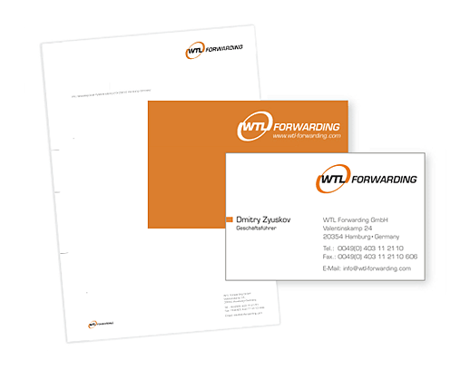 Фирменный стиль транспортной компании ВТЛ