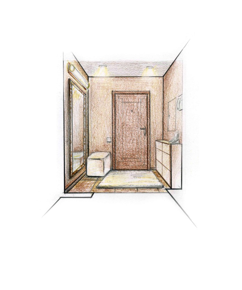 Эскиз прихожей