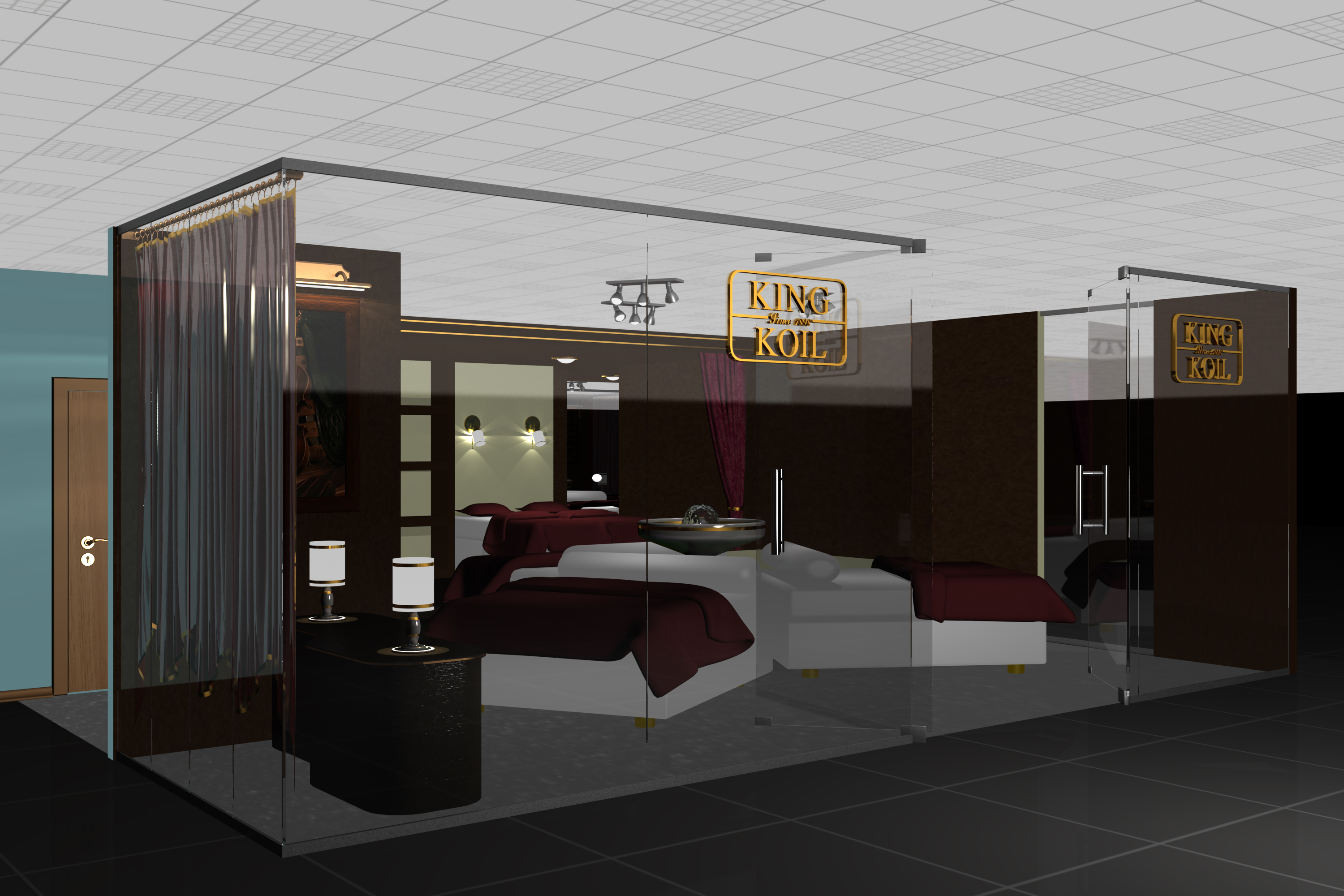 Бутиковая зона матрасов King Koil