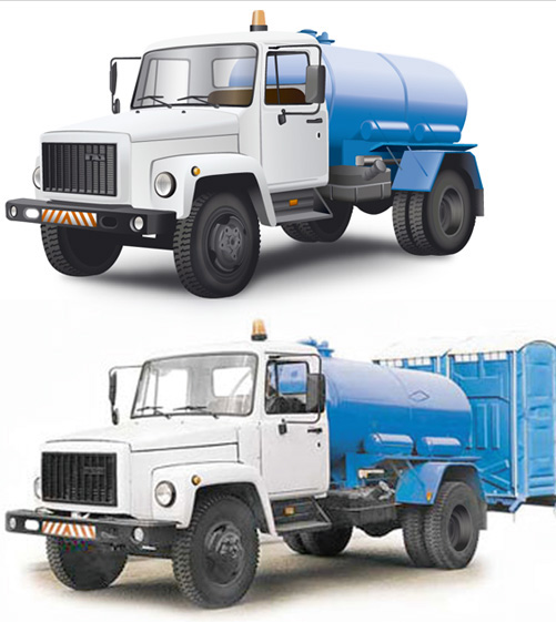 Отстройка грузовика по фотографии для сайта