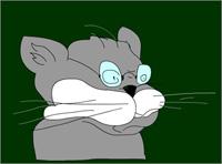 Набросок, вектор. Кот