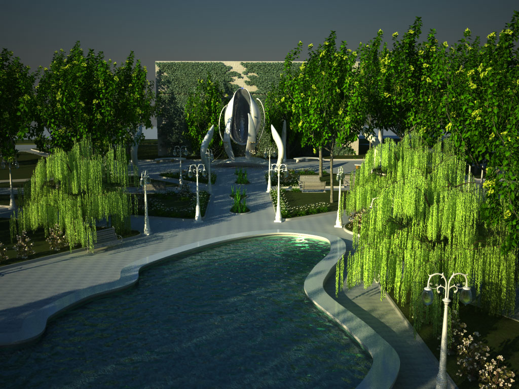 Парк Победы г. Харьков Украина