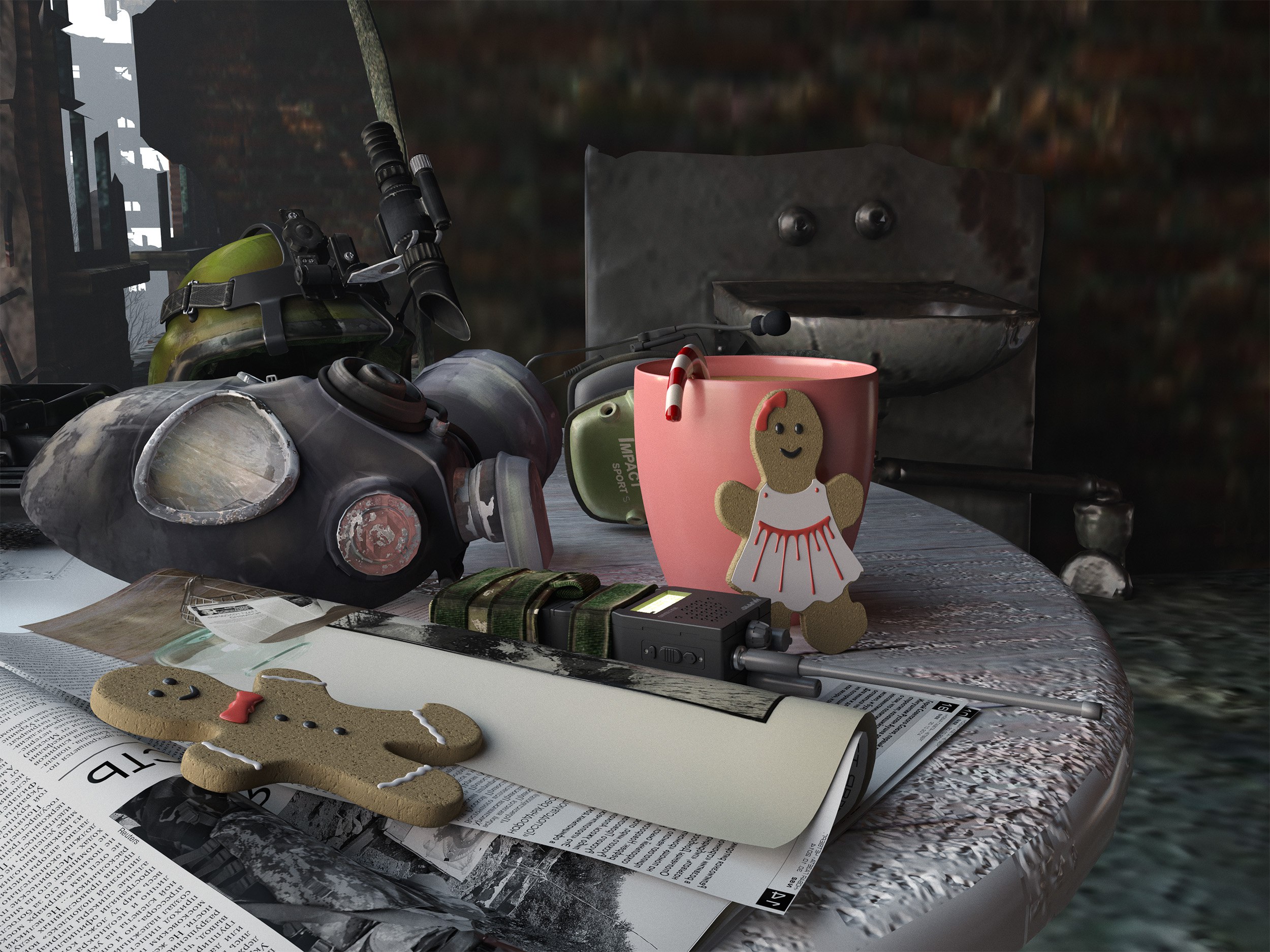 Проект презентации Арт-проект "Была война и пряники"