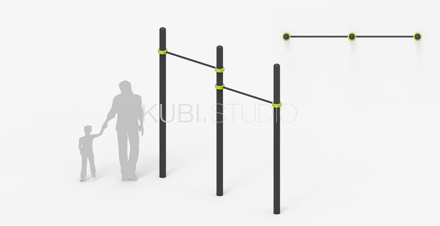 Двойной турник workout №2