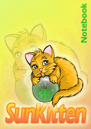 Обложка для записной книжки "Котёнок"