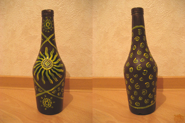 декор бутылки_этно