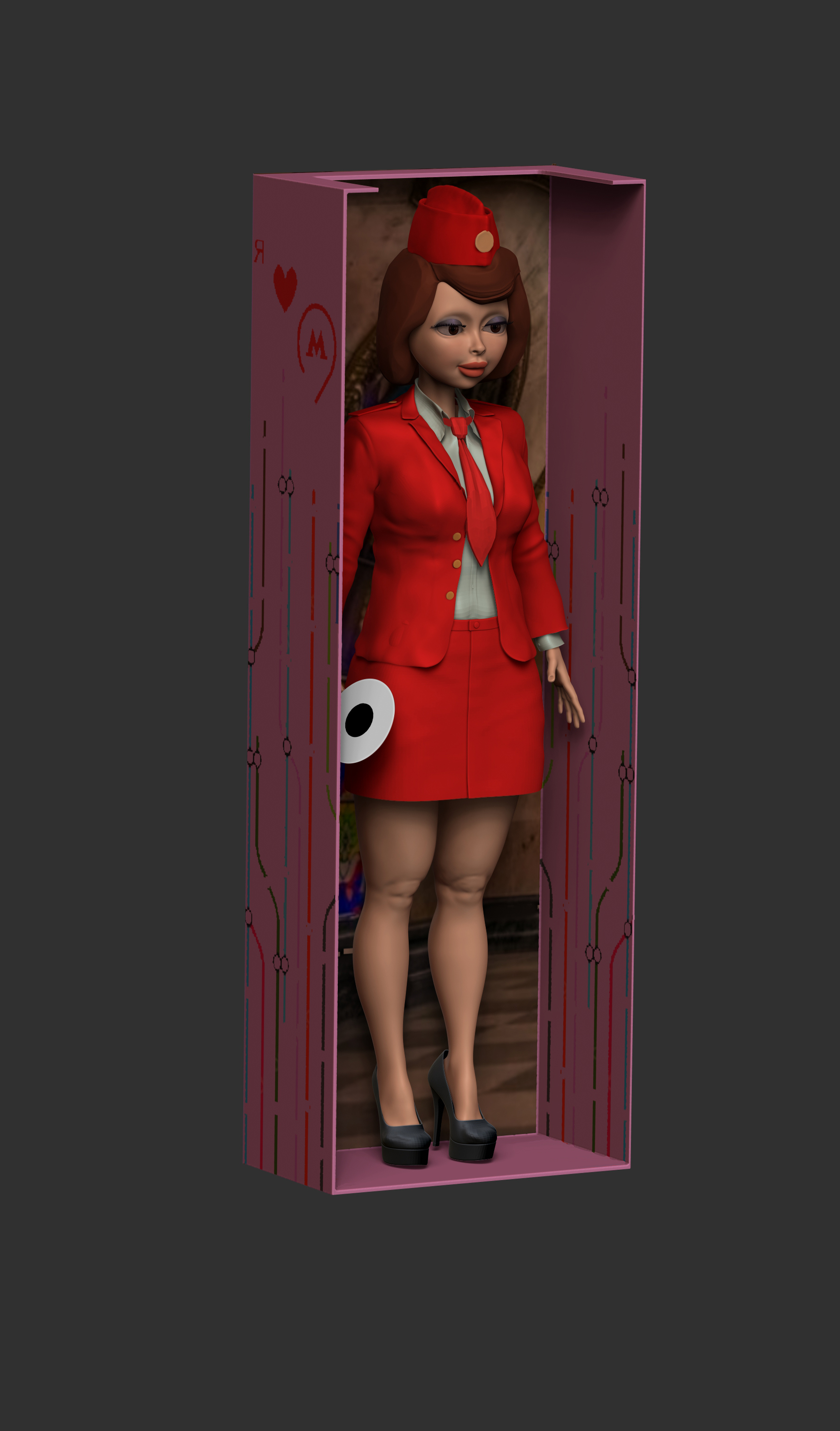 Моделирование сувенира "Дежурная"