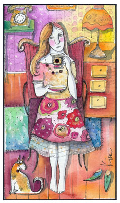 Девочка с чаем