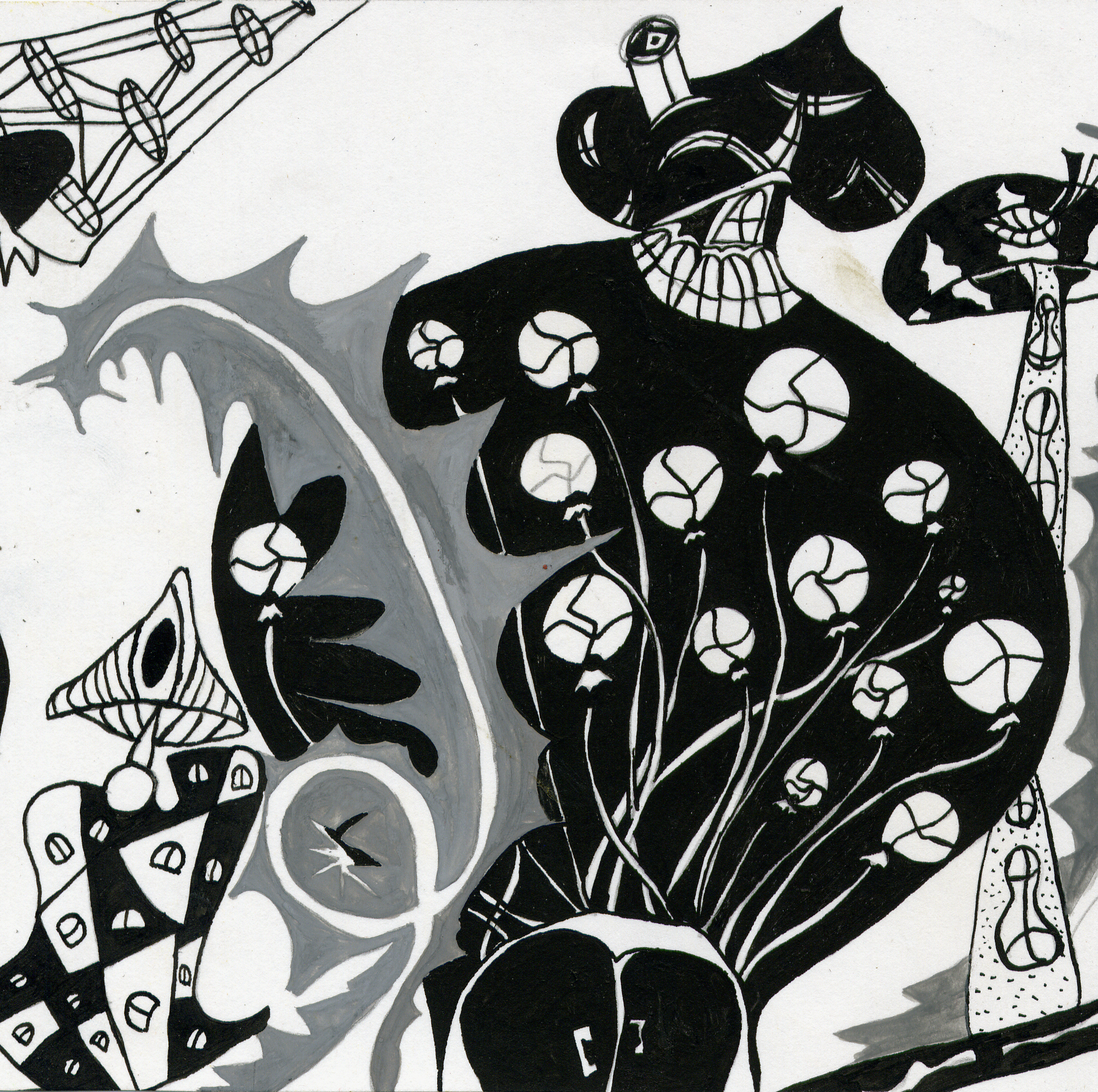 иллюстрация "сказочный лес"