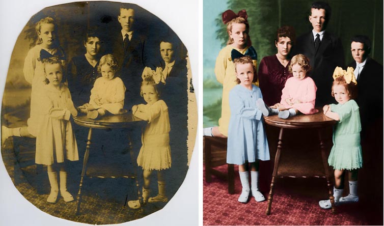 реставрация фотографий