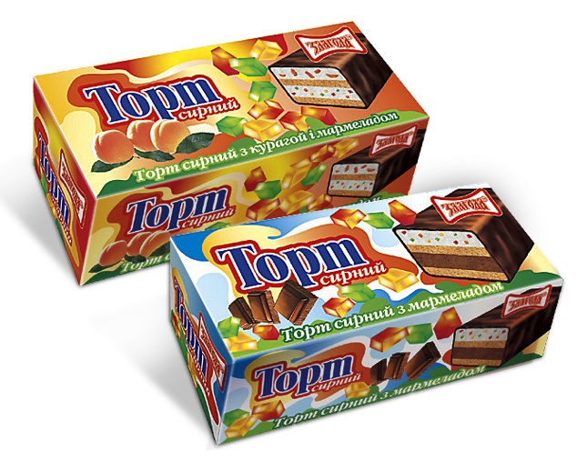 Упаковка для творожных тортов