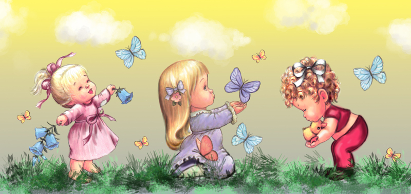 макет для детского зонтика