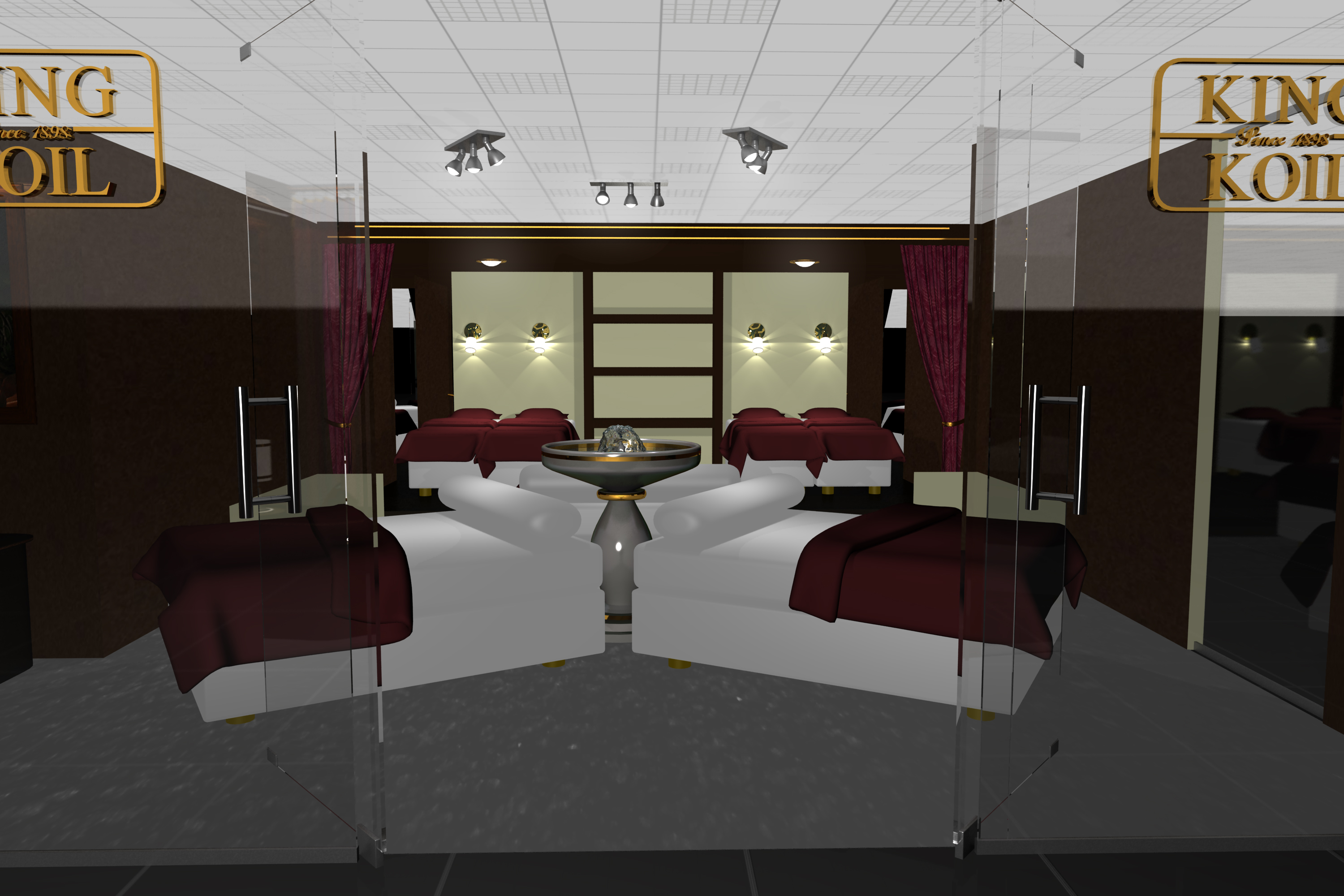 Бутиковая зона матрасов King Koil