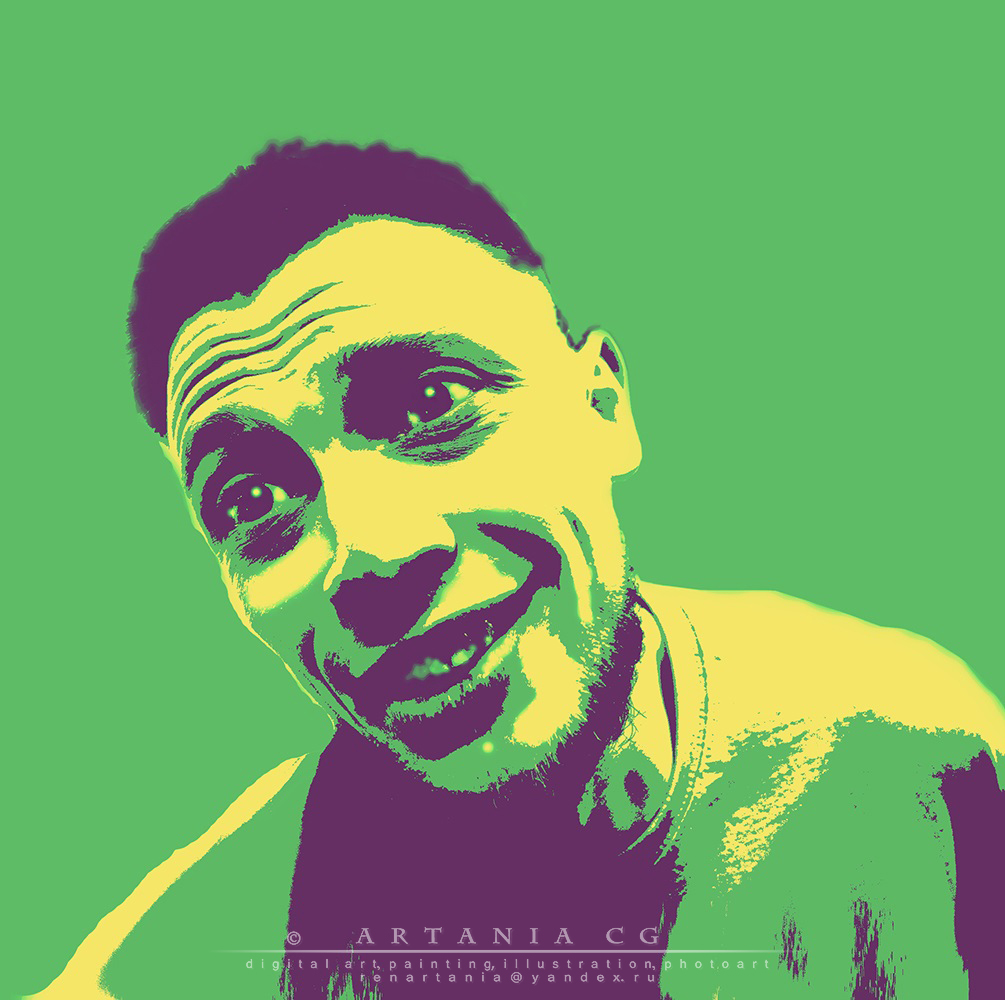 Обработка фото в стиле поп-арт