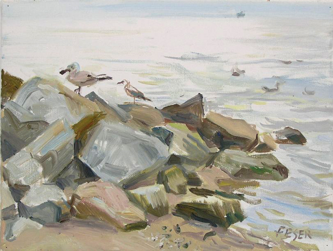 Serie "Ostseeimpressionen" Moewen