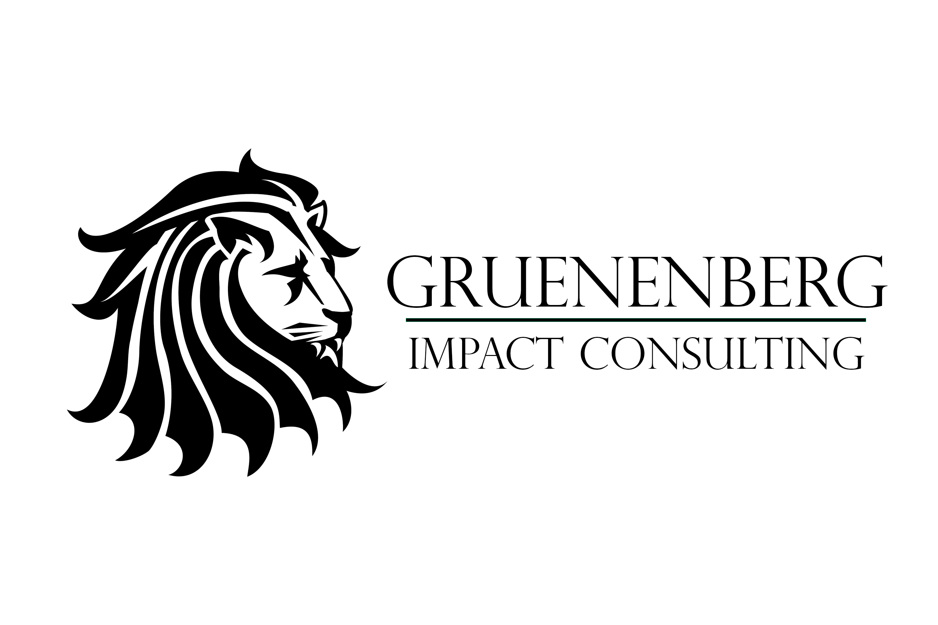 Логотип для Gruenberg Impact Consulting.
