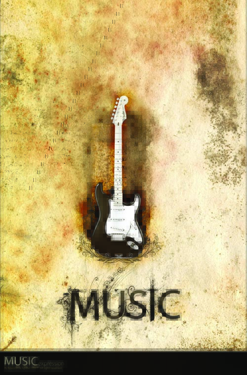 Рисунок для музыкального журнала