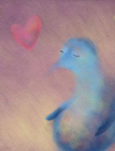 птичкин эскизик