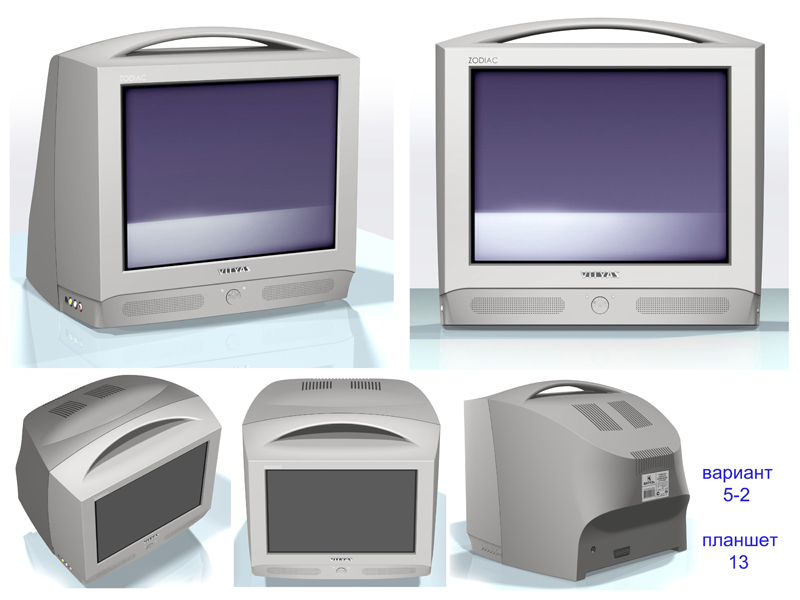 Телевизор с экраном 15", переносной (2005г.)