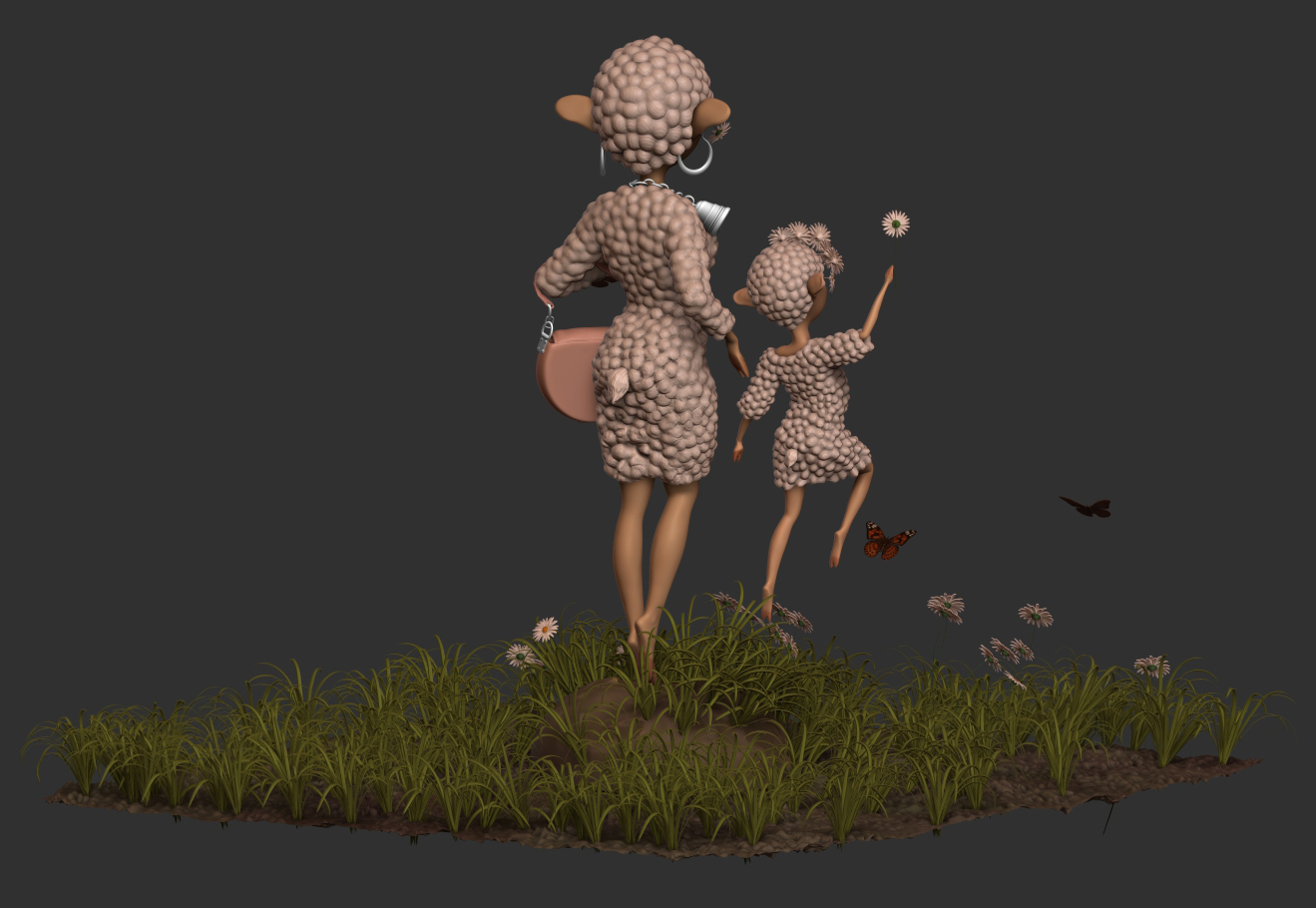 моделирование персонажей "Год овцы"_8