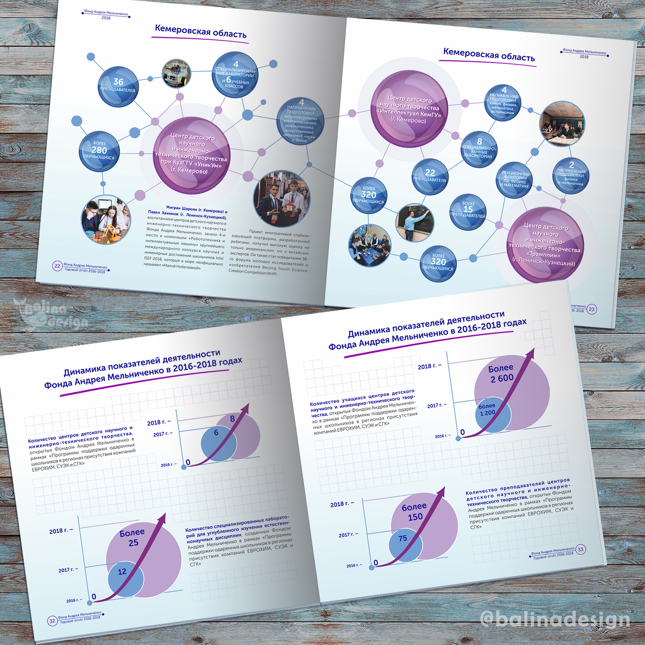 Дизайн и вёрстка буклета для Фонда Андрея Мельниченко.