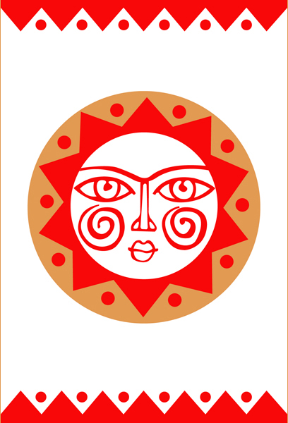 Эскиз принта на парус для ладьи