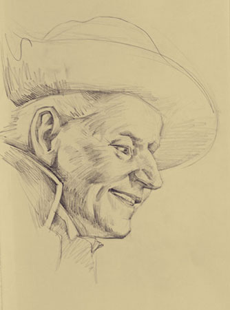 Рисунок.  Бумага, карандаш.