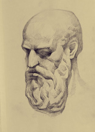 Рисунок.  Бумага, карандаш.