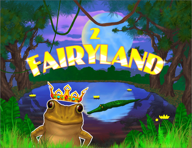 «Fairyland». Стекло для игрового автомата.