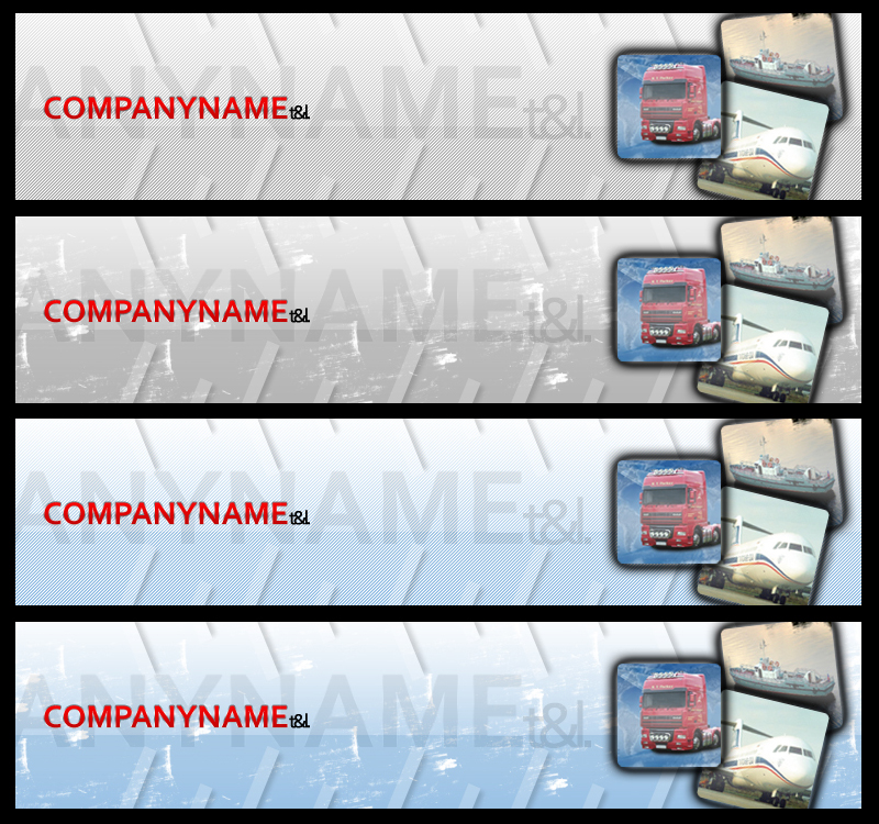 Шапка для сайта логистики