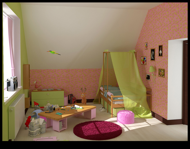 Визуализация детской комнаты