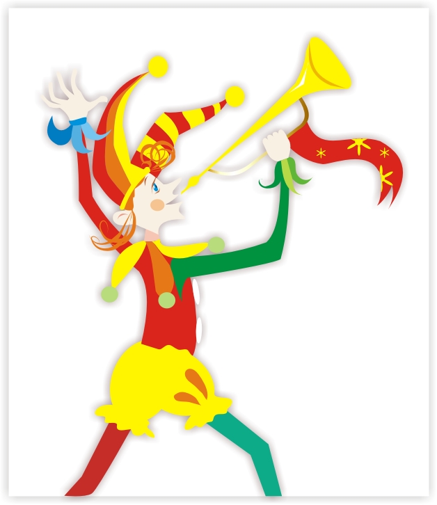 клоун на празднике