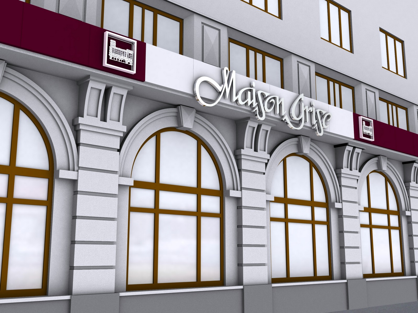 Вывеска "Maison Gris"