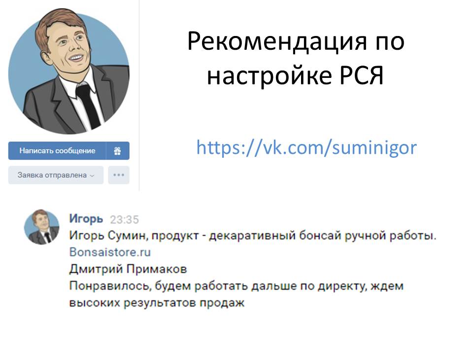 Настройка РСЯ для Бонсай